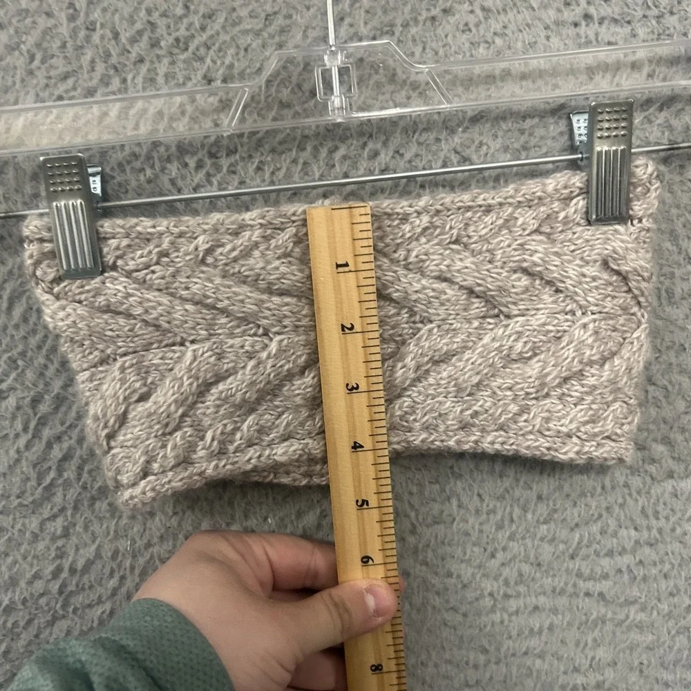Aran Woollen Mills Head Band Womens Cable Knit Super Soft Merino Made In Ireland